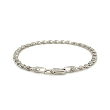 Load image into Gallery viewer, 2.9mm 14k White Gold Heart Bracelet