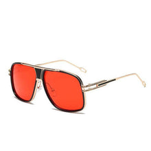 Load image into Gallery viewer, Modern Classic Oversized Men Sunglasses Luxury Brand New Glasses Square With High Quality Metal Frame and Polarized Mirror Glasses Oculos de sol With UV400 Prodection for Sun