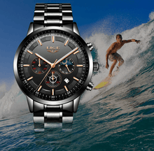 Load image into Gallery viewer, Men's Waterproof Watch With Chronometers And Date Display Unique Design Perfect Gift
