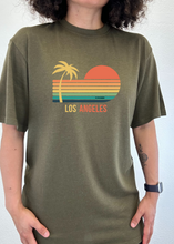 Load image into Gallery viewer, Los Angeles Unisex Bamboo Viscose/Organic Cotton Short Sleeve Graphic T-Shirt