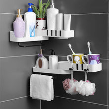 Load image into Gallery viewer, 180° Rotatable Bathroom Corner Caddy Shelf
