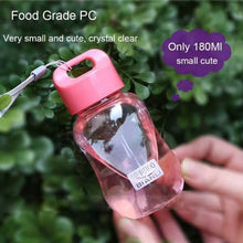Load image into Gallery viewer, 180ML Plastic Colorful Water Bottle Portable
