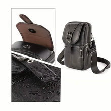 Load image into Gallery viewer, Men’s Genuine Leather Waist Bag Wallet