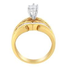 Load image into Gallery viewer, 14KT Two-Toned Gold Diamond Cocktail Ring (1 cttw, H-I Color, SI1-SI2 Clarity)