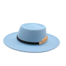Load image into Gallery viewer, Autumn Winter Women Men Vintage Fedora Women's Foldable Short Brim Floppy Hat Gentleman Elegant Warm Hats Lady Party Luxury Caps Classic Summer Beach Sun Hat