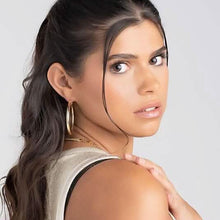 Load image into Gallery viewer, S925 50mm Solid Hoop Earrings for Women