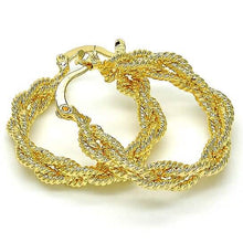 Load image into Gallery viewer, 18k Gold Filled High Polish Finsh Medium Hoop
