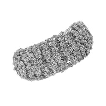 Load image into Gallery viewer, 18k White Gold Braided Bracelet