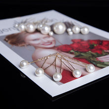 Load image into Gallery viewer, 18pcs/lot Big Small Pearl Hair Stick Set Sweet U Shape Hair Clip Hairpin Wedding Bride Headdress Wedding Hair Accessories for Brides and Bridesmaids