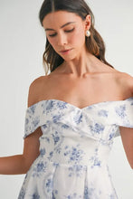 Load image into Gallery viewer, Floral Printed Off Shoulder Maxi Dress β Chic Off Shoulder Maxi Dress, Vibrant Floral Print, Beach Vacation Dress, Casual Summer Maxi Dress
