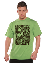 Load image into Gallery viewer, Auto Race Men's Bamboo Viscose/Organic Cotton Short Sleeve Graphic T-Shirt