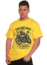Load image into Gallery viewer, Vintage Race Spun Bamboo® Men's Bamboo Viscose/Organic Cotton Short Sleeve Graphic T-Shirt