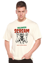 Load image into Gallery viewer, Halloween Scream Men's Bamboo Viscose/Organic Cotton Short Sleeve Graphic T-Shirt