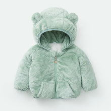 Load image into Gallery viewer, Modern Winter Fleece Children's Sweater Boys and Girls Hoodie Jacket Warm Baby Coat With Bear Ears