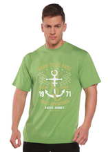 Load image into Gallery viewer, Born To Be Free Men's Bamboo Viscose/Organic Cotton Short Sleeve Graphic T-Shirt