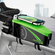 Load image into Gallery viewer, Rainproof Bike Bag For 4-6.5' Front Phone Bag Special PC Hard Shell With Free Rain Cover Motorcycle Bike Accessories Bike Phone Bag Bike Pouch Top Tube Bag Bicycle Front Frame Bag Waterproof Bike Accessories Bag Phone Holder Compatible With Smartphones
