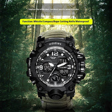 Load image into Gallery viewer, Military Survival Men Watch With Compass/whistle /scraper/Waterproof 30M Outdoor Men Sports G Style -Shock Watch Relogio Masculino
