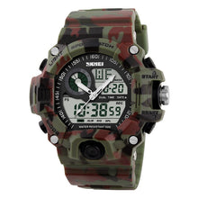 Load image into Gallery viewer, Sport Famous Watch for Men Military Army Watch With Led Digital Display Analog Shock and Alarm clock and Night Mode