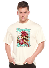 Load image into Gallery viewer, Freezing Season Unisex Bamboo Viscose/Organic Cotton Short Sleeve Graphic T-Shirt
