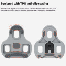 Load image into Gallery viewer, Road Pedal Cycling Shoes Cleats Self Locking Pedal Anti-Slip Cleat Compatible Look Road Bike Cycling Accessories Road Bike Cleats For Speed Cleats Indoor Outdoor Spin Cycling Pedals Cleat And Bicycle Clips Set