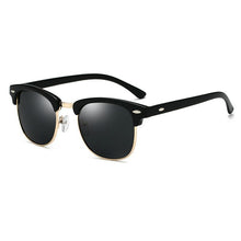 Load image into Gallery viewer, Universal Polarized Elegant and Luxury Brand Design Eye Retro Sunglasses For Women and Man Semi Rimless Classic Men Sunglasses Oculos De Sol With UV400 Protection