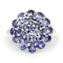 Load image into Gallery viewer, 2.70 Carat Genuine Tanzanite .925 Sterling Silver Ring