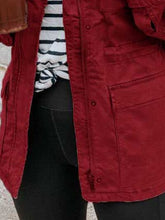 Load image into Gallery viewer, Retro Pocketed Long Sleeve Zip-Up Jacket Lightweight & Stylish Outerwear for Everyday Wear