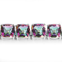 Load image into Gallery viewer, 48.93 Carat Genuine Rainbow Quartz .925 Sterling Silver Bracelet