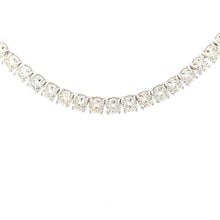Load image into Gallery viewer, 45.00ct Moissanite Tennis Necklace Sterling Silver