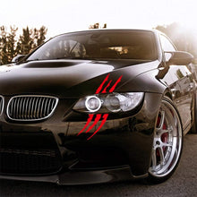 Load image into Gallery viewer, 1Pair Car Rear View Mirror Sticker Reflective Decal Vinyl Sticker Decal Stripe Sticker Car Rear View Mirror Stickers Car Body Stickers Waterproof Reflective Car Side Stickers Auto Side Stripe Decals Side Mirror Reflective Decals Auto Rearview Stickers