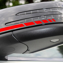 Load image into Gallery viewer, 1Pair Car Rear View Mirror Sticker Reflective Decal Vinyl Sticker Decal Stripe Sticker Car Rear View Mirror Stickers Car Body Stickers Waterproof Reflective Car Side Stickers Auto Side Stripe Decals Side Mirror Reflective Decals Auto Rearview Stickers