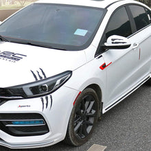 Load image into Gallery viewer, 1Pair Car Rear View Mirror Sticker Reflective Decal Vinyl Sticker Decal Stripe Sticker Car Rear View Mirror Stickers Car Body Stickers Waterproof Reflective Car Side Stickers Auto Side Stripe Decals Side Mirror Reflective Decals Auto Rearview Stickers