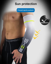 Load image into Gallery viewer, 1Pair Cool Men Cycling Running UV Sun Protection Arm Cover Protective Arm Sleeve Bike Sport Arm Warmers Arm Sleeves Hand Sleeves For Biking Cycling Golf Outdoor Sports Outdoor Arm Sleeves Arm Cover For Men