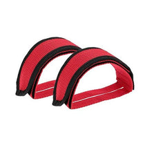 Load image into Gallery viewer, 1pair Nylon Bicycle Pedal Straps Toe Clip Foot Strap Belt Adhesively Bicycle Pedal Tape Fixed Gear Bike Cycling Cover Universal Bicycle Fixed Strap Anti-Slip Double Adhesive Pedal Toe Clip Strap Cycling Pedal Accessory