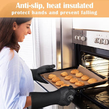 Load image into Gallery viewer, 1PC 1472 Degrees Extreme Heat Resistant Grilling Glove for BBQ Oven Smoker Stove Firepit Fryer Barbeque Oven Mitt BBQ Gloves Heat Resistant Oven Mitts Grilling Gloves