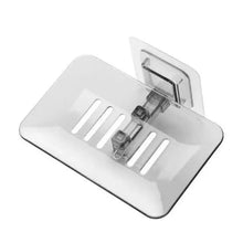 Load image into Gallery viewer, 1PC Bathroom Shower Soap Box Dish Storage Plate Tray Holder Case Wall-mounted Soap Holder Housekeeping Container Soap Dish Drainer Tray - Suction Cup Soap Dish Holder Wall Mounted for Bathroom Shower Pack