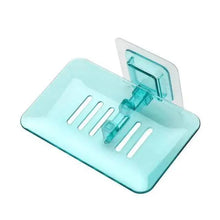 Load image into Gallery viewer, 1PC Bathroom Shower Soap Box Dish Storage Plate Tray Holder Case Wall-mounted Soap Holder Housekeeping Container Soap Dish Drainer Tray - Suction Cup Soap Dish Holder Wall Mounted for Bathroom Shower Pack