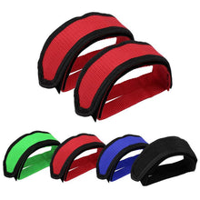 Load image into Gallery viewer, 1Pc Bicycle Beam Strap Fixed Gear Cycling Pedals Bands Feet Set With Straps Beam Foot Cycling Bike Anti-slip Bicycle Pedals Belt Bike Pedal Straps Pedal Toe Clips Straps Tape For Fixed Bike
