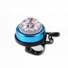 Load image into Gallery viewer, 1PC Bicycle Bell Bike Compass Bicycle Bells Mountain Bike Handlebar Compass Ring Aluminum Cycling Bicycle Accessories Bike Horn Bicycle Bell Aluminum Alloy Ring Bell Horn Sound Alarm Mountain Bike Bell Compass Bell Riding Equipment Accessories