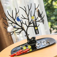 Load image into Gallery viewer, 1pc Creative Deer Horn Tree Charm Jewelry Organizer Earring Bangle Necklace Bracelet Display Holder Unique Design Jewelry Organiser for Women Classic Tree Shape High Quality Necklace Earring Display Holder Tree Jewelry Organizer For Women