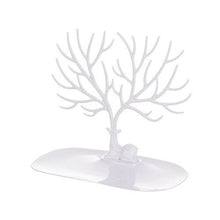 Load image into Gallery viewer, 1pc Creative Deer Horn Tree Charm Jewelry Organizer Earring Bangle Necklace Bracelet Display Holder Unique Design Jewelry Organiser for Women Classic Tree Shape High Quality Necklace Earring Display Holder Tree Jewelry Organizer For Women