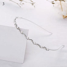 Load image into Gallery viewer, 1Pc Crystal Rhinestone Pearl Hair Hoop Headband Bridal Wedding Hair Accessories Girl Beauty Headwear Headdress Women Headpieces