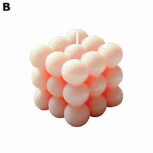 Load image into Gallery viewer, 1pc Cube Wax Fragrance Candle Bougie Rose Scented Candles Cute Wax Candles Cube Scented Candle Handmade Decorative Candle Hand Poured Scented Candle Home Decor Candle for Bedroom Aesthetic Home Geometric Decoration Cube Wax Fragrance Candle