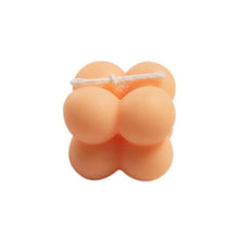 Load image into Gallery viewer, 1pc Cube Wax Geometry Candle Soy Wax Candles Beautiful Art Candle Present Statue Scented Candles Decoration for Wedding Home Decor Candle Shaped Candles Wax Smokeless Oil Aromatherapy Candle For Christmas Wedding Home Decor