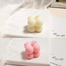 Load image into Gallery viewer, 1pc Cube Wax Geometry Candle Soy Wax Candles Beautiful Art Candle Present Statue Scented Candles Decoration for Wedding Home Decor Candle Shaped Candles Wax Smokeless Oil Aromatherapy Candle For Christmas Wedding Home Decor