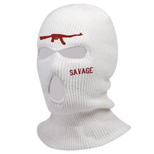 Load image into Gallery viewer, 1Pc Embroidery Balaclava Face Mask 3-Hole for Cold Weather, Winter Ski Mask for Men and Women Thermal Cycling Mask Christmas Gift Face Scarf Mask Sunscreen Dustproof Army Cycling Hunting Fishing Tactical Airsoft Hat