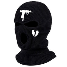 Load image into Gallery viewer, 1Pc Embroidery Balaclava Face Mask 3-Hole for Cold Weather, Winter Ski Mask for Men and Women Thermal Cycling Mask Christmas Gift Face Scarf Mask Sunscreen Dustproof Army Cycling Hunting Fishing Tactical Airsoft Hat