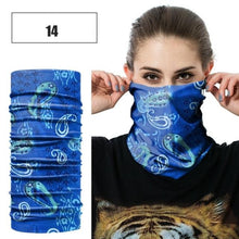 Load image into Gallery viewer, 1PC Fashion Men Women Head Face Neck Sunshade Collar Gaiter Tube Bandana Scarf Sports Headwear Scarf Dustproof Outdoor Fishing Face Mask Reusable Washable Cloth Bandanas Women Men Neck Gaiter Cover Turban Multipurpose Balaclava