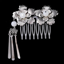 Load image into Gallery viewer, 1Pc New Chinese Style Hair Clips for Women Cherry Hairpin Girls Elegant Ladies Headwear Costume Headdress Wedding Hair Accessories for Brides and Bridesmaids