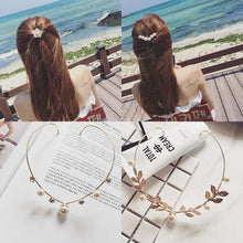 Load image into Gallery viewer, 1PC New Fashion Headbands For Women Crystal Alloy Hairbands Back Holder Headwear Girls Lovely Hair Band Hair Accessories Headdress For Weddings